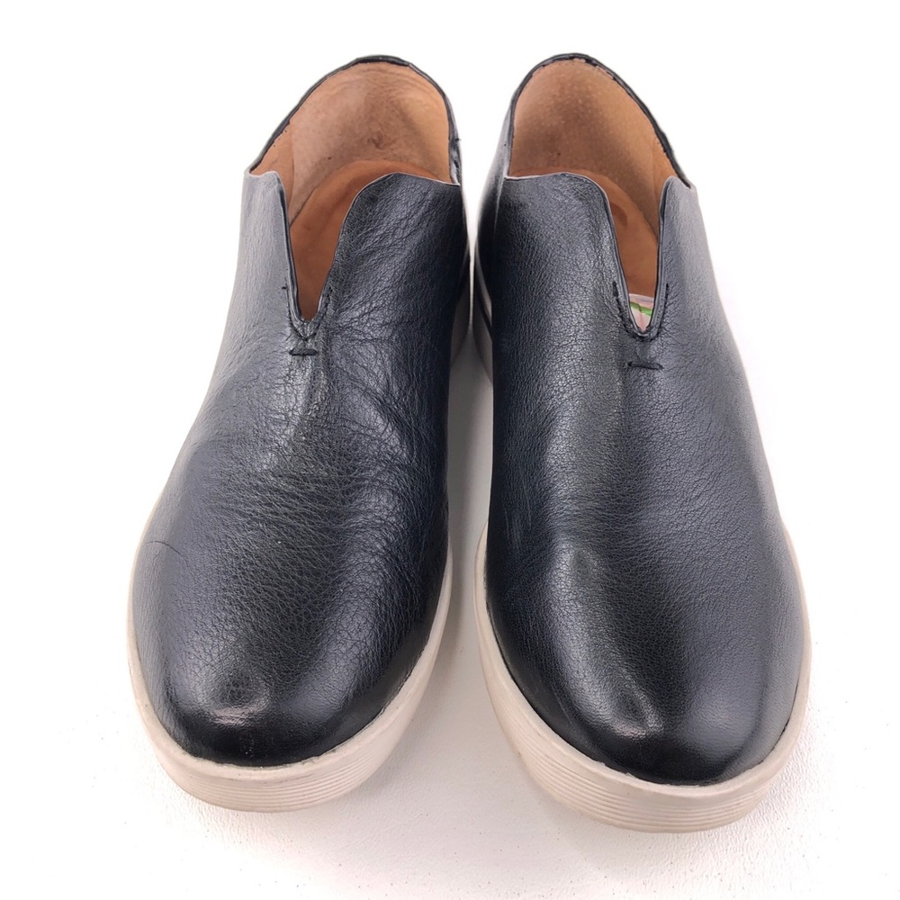 Gentle Souls Halden Black Leather Slip On Shoes 6.5 - Picture 4 of 13